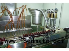 Automatic syrup filler and capper