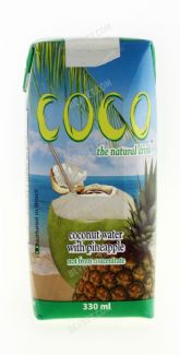 coconut water with pineapple