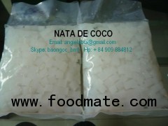 Nata de coco, coconut milk powder