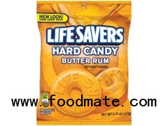 LIFE SAVERS Candy Butter Rum Hard Candy 12/ 6.25OZ PEG