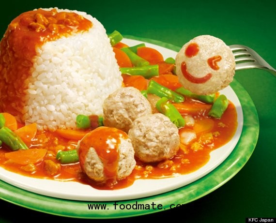 Smiling Meatball Dish 