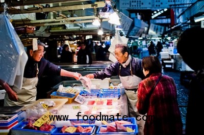 Tsukiji fish market 