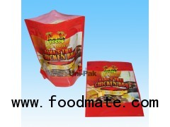 food packaging with zip