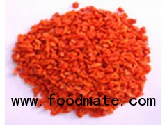 Dehydrated carrot granules