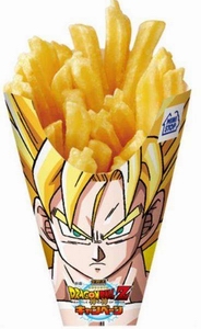 Anime packaged fries