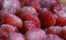 frozen strawberries