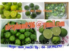 fresh lime, frozen lime, lime seedless, lime leaves