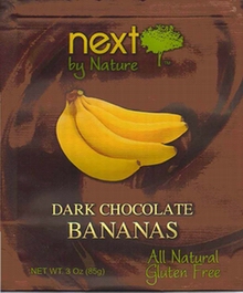  next by Nature DARK CHOCOLATE BANANAS