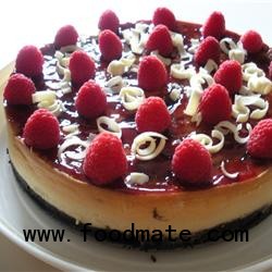 White Chocolate Raspberry Cheesecake