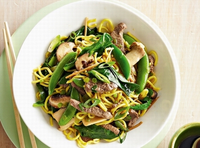 Ginger beef stir-fry