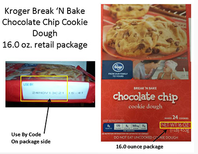 Kroger’s Break ‘N Bake chocolate chip cookie