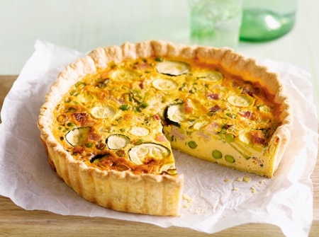 Simple spring quiche