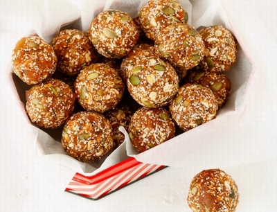 Apricot and chia balls