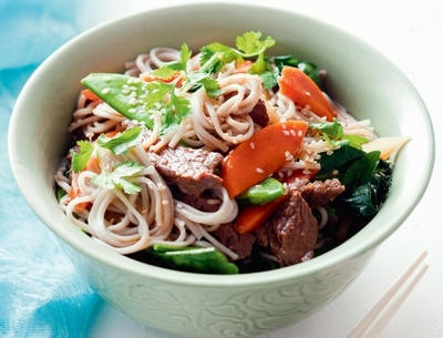 Sesame beef stir-fry