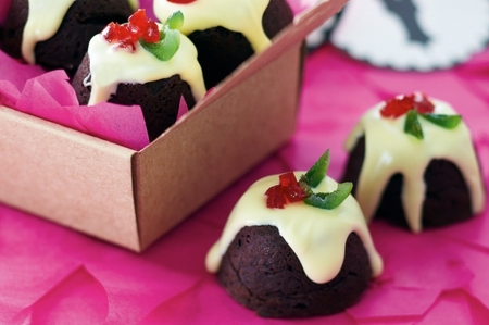 Mini chocolate puds