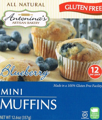 Gluten Free Blueberry Mini Muffins