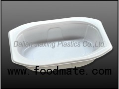 Plastic barrier MAP food tray