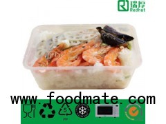 plastic clear lunch food storage container