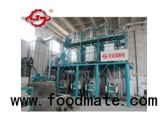 40T/D Complete set Wheat Milling Machine For Sale