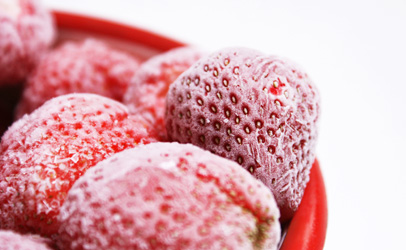 frozen strawberries