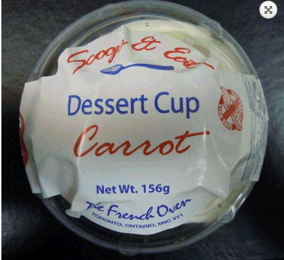 Scoop & Eat Dessert Cup Carrot