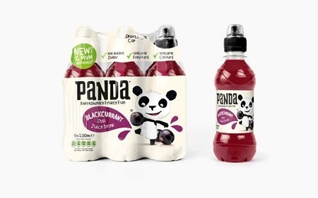 Panda drinks