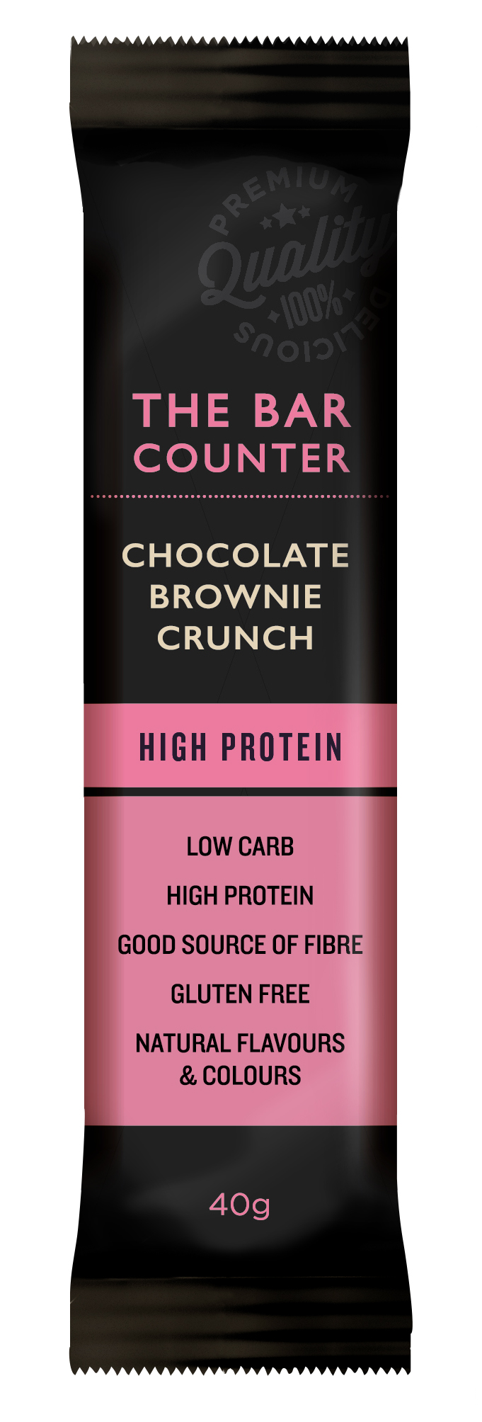 The Bar Counter Chocolate Brownie Crunch High Protein