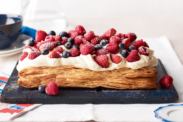 Cheat's mille-feuille