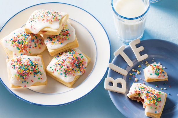 Apple and strawberry pop tarts