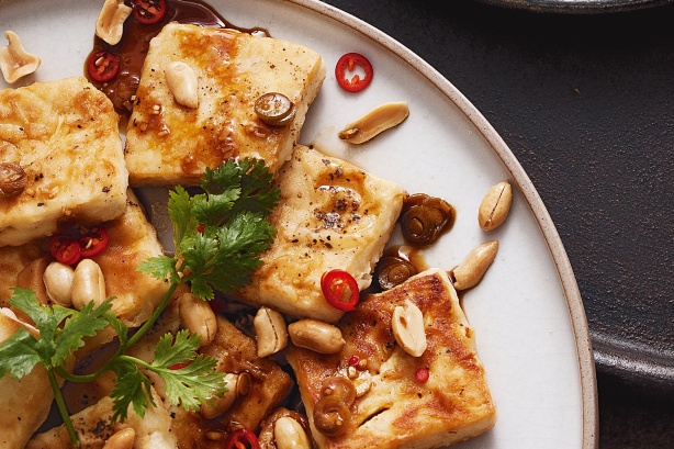 Pan-fried tofu