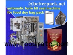 BT-520D automatic doy bag forming filling sealing machine with zipper applicator