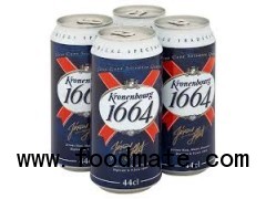 Kronenbourg 1664 Blanc Beer in Blue 25cl / 33cl Bottles