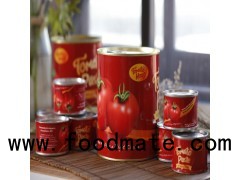 Homemade tomato paste canned