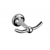 Polished Chrome Double Bath Hook