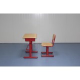 Mold Plate Single Height Adjustable School Chair