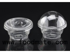 PET Lid for PP Sauce Cup with 0.75 and 1oz Capacity, 0.6g/Piece Weighs