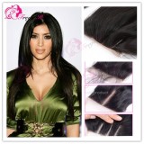 4*4 Straight Three Parting Unprocessed Virgin Hair Closure