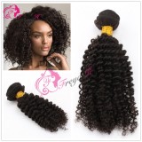 Kinky Curl High Quality Unprocessed Virgin Chinese Human Hair Weaves