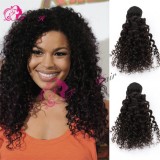 Natural Curly Wave Hair Extension Unprocessed Virgin Brazilian Human Hair Weaves