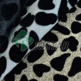 PU Flocking Glitter Fabric