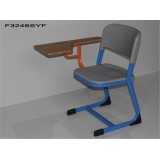 C1001e Plastic Chair With Writing Pad