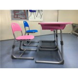 H1091ae Kids Desk And Chair Set Pink