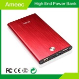 Drop-resistance 8000mAh Red Laptop Power Bank With LED Display Li-polymer Battery Ameec AMJ-F101