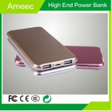 Aluminium Shell Li-polymer Battery Mobile Phone Charger 8000mAh Electric Ameec AMJ-K616