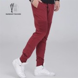 Wine Red Zipper JOGGERS