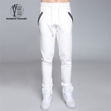 White Drawstring JOGGERS