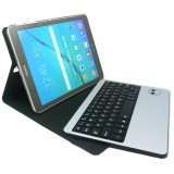 PU Leather Stand Function Wired Keyboard Tablet Case For IPad Pro 9.7"