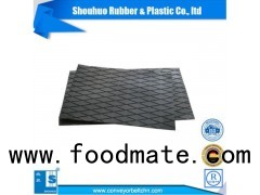 Rubber Plain Surface Diamond Conveyor Pulley Lagging