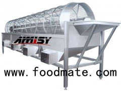 Rotary Drum Vegetable Grading Machine