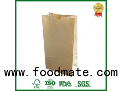 Brown Grease Proof Kraft Printed Food Paper Bag